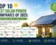 Top 10 Best Solar Power Companies of 2025