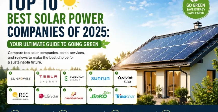 Top 10 Best Solar Power Companies of 2025