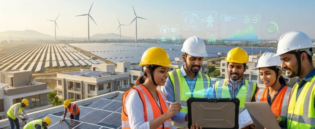 renewable energy courses in India solar EV battery training institute