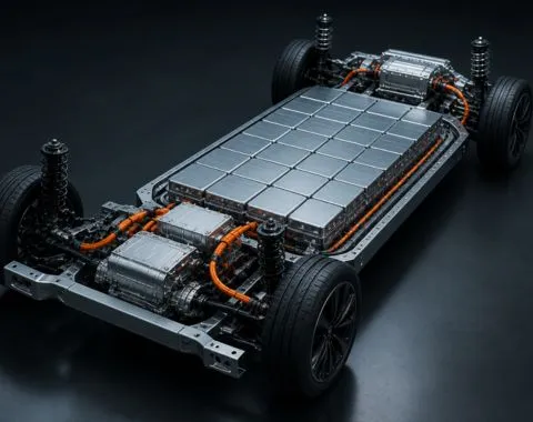 Renewable energy classroom training India with instructor teaching solar EV battery concepts